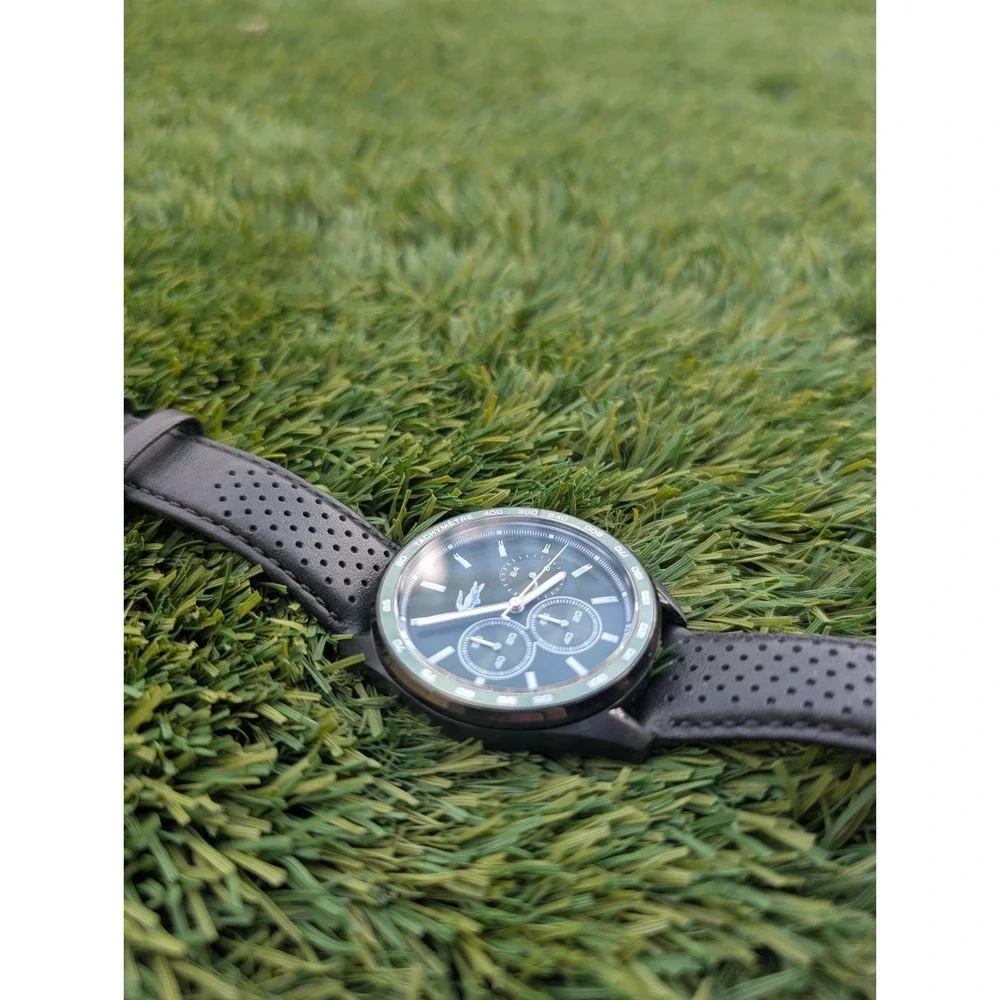 Lacoste‎ Boston Men's Chronograph Watch Moss Green Stainless Steel